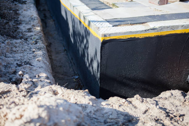 Professional Waterproofing technician working in Rosebush, MI